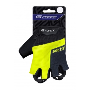 Manusi Force Sector gel negru/fluo L - Img 4