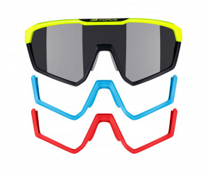 Ochelari Force Apex, lentila negru contrast, fluo/negru - Img 4