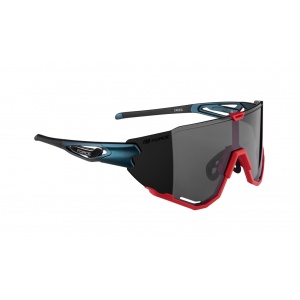 Ochelari Force Creed, lentila neagra oglinda, rosu petrol - Img 7