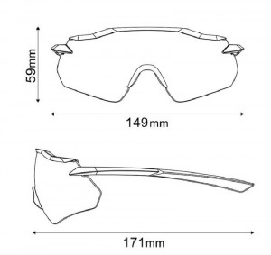 OCHELARI SHIMANO CE-EQNX4RD RAMA MAT BLACK LENTILE RIDESCAPE ROAD (22) - Img 3