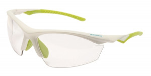 OCHELARI SHIMANO CE-EQX2-PH ARGOS RAMA MATTER WHITE RUBBER GREEN LENTILE PHOTOGROMIC CLEAR/BROWN SIVER (13)