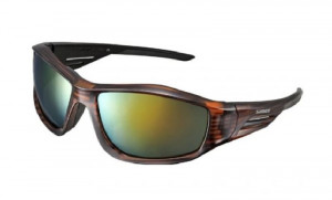 OCHELARI SHIMANO CE-S42X FRAME MOUNTAIN CAT/DARK BROWN LENCES SMOKE ORANGE MIRROR HYDROPHOBIC ANTI FOG (17)