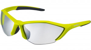 OCHELARI SHIMANO S61R-PH MAT LIMEYELLOW/GREY LENTILE PHOTOCHROMIC GREY LENTILE ADD. HYDROPHOBIC YELLOW (16)