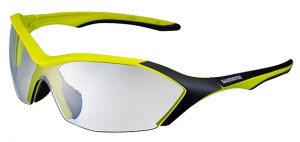 OCHELARI SHIMANO S71R-PH MAT LIMEYELLOW-BLACK/BLACK LENTILE PHOTOCHROMIC GREY LENTILE ADD. HYDROPHOBIC YELLOW (16)