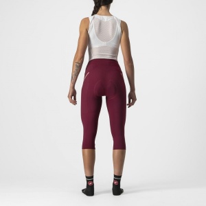 Pantaloni 3/4 Castelli Velocissima 3 Knicker, de dama, Visiniu/Roz, M - Img 6
