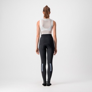 Pantaloni lungi Castelli Sorpasso RoS W, de dama, Negru/Gri Reflectorizant, M - Img 3