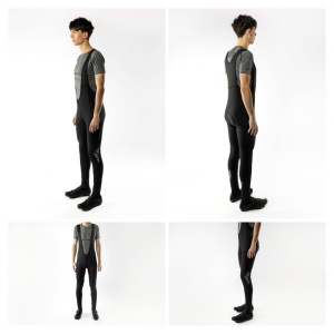 Pantaloni lungi cu bazon si bretele Force Shard Windster Negru XXL - Img 9