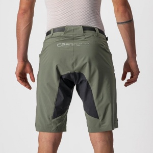 Pantaloni scurti Castelli Unlimited Trail Baggy Kaki XL - Img 5