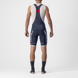 Pantaloni scurti cu bretele Castelli Competizione Kit, Indigo/Gri, S - Img 2