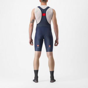 Pantaloni scurti cu bretele Castelli Entrata 2, pentru barbati, albastru belgian, L - Img 2