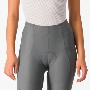 Pantaloni scurti cu bretele Castelli Espresso W, de dama, Antracit, L - Img 5