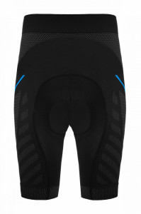 Pantaloni scurti FUNKIER Velletri Elite fara cusaturi barbati - Gri/Albastru XL/2XL