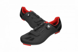 Pantofi ciclism FLR F-11 Pro Road - Negru/Rosu 46