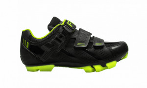 Pantofi ciclism FLR F-65 III Elite Mtb - Negru/Galben neon 41
