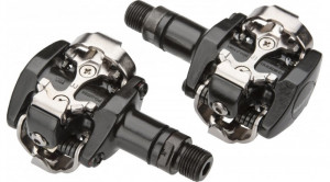 Pedale automate SHIMANO PD-M505-L SPD cu placute SM-SH51 - Black