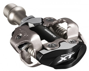 PEDALE SHIMANO DEORE XT PD-M8000 SPD FARA CATADIOPTRII PLACUTE SM-SH51 AMBALAT IND.