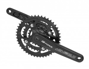 Pedalier Force Nine3.2 AL 44/32/22T 175 mm negru - Img 2