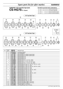 PINION SHIMANO CS-HG70-9 14T
