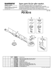PLACA PLACUTE PEDALE SHIMANO PD-A515 & SURUBURI M5 - Img 2