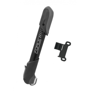 Pompa Force Sport Duo Teleskop aluminiu neagra