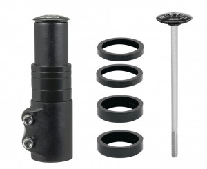 Prelungitor gat furca Force F-ECO 1.1/8 aluminiu negru - Img 3