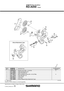 ROLE SHIMANO RD-A050 & BUSH - Img 2