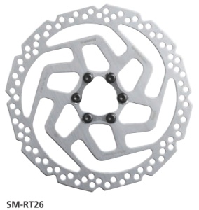 ROTOR PT. FRANA PE DISC SHIMANO SM-RT26-S 160MM TIP 6 SURUBURI NUMAI PT. PLACUTE RESIN VRAC