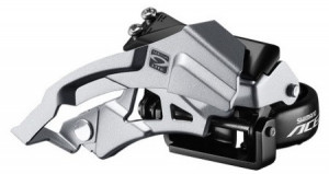 SCHIMBATOR FATA SHIMANO ACERA FD-T3000 TRIPLU PT. 9 VIT. PE SPATE TOP SWING TRAGERE DUBLA COLIER 34.9M (INCL. ADAPTOR 31.8MM & 28.6MM) UNGHI CS 63-66 PT. 44/48T AMBALAT IND.