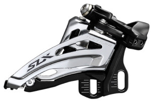 SCHIMBATOR FATA SHIMANO SLX FD-M7020-E FOR 2X11 PRINDERE E-TYPE FARA BB PLATE SIDE SWING TRAGERE PRIN FATA UNGHI CS 66-69 AMBALAT IND.