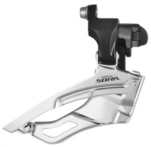 SCHIMBATOR FATA SHIMANO SORA FD-3503 TRIPLU PT. 9 VIT. PE SPATE COLIER 34.9MM AMBALAT IND.