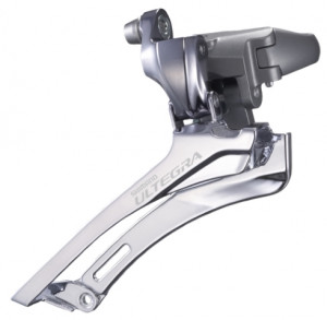 SCHIMBATOR FATA SHIMANO ULTEGRA FD-6700-G DUBLU PT. 10 VIT. PE SPATE COLIER 31.8MM (CU ADAPTOR 28.6MM) GRAY AMBALAT IND.