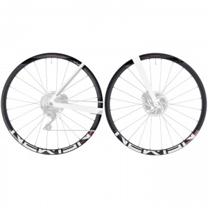 Set roti NEWMEN EVOLUTION SL R.32 DISC CL Ax 12x100mm/12x142mm Negru-alb-rosu