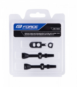 Set Valve Tubeless Force Gap 2xFv 44mm Negre - Img 2