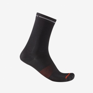 Sosete Castelli Premio EVO 18, unisex, negru, L/XL, 40-43
