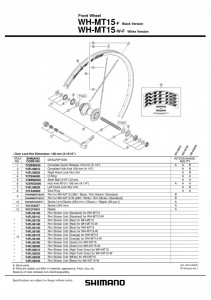 SPITA SHIMANO WH-MT15-F SPOKE (254MM) - Img 2