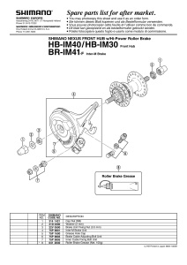 SURUB SHIMANO PT. REGLARE CABLU DE FRANA SHIMANO BR-IM41-F/R