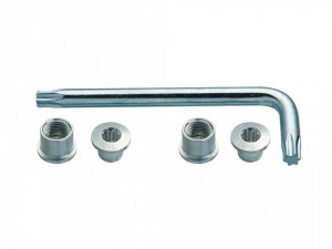 Suruburi foaie angrenaj + torx FSA CR Bolt Kit Argintiu Triplu MTB 6 buc