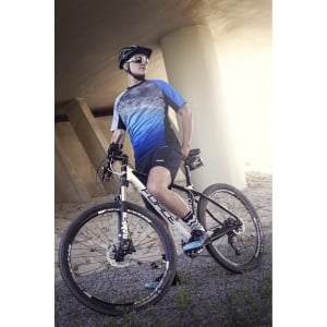 Tricou ciclism Force MTB Core gri/albastru XL - Img 6