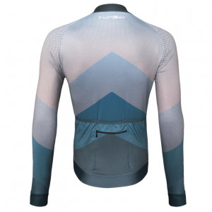 Tricou Ciclism FUNKIER Piacenza-L-2 Pro Men (L/S) - Blue 2XL - Img 2