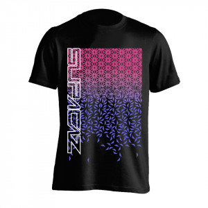 Tricou Ciclism SUPACAZ Star Fade (S/S) - Roz/Mov L