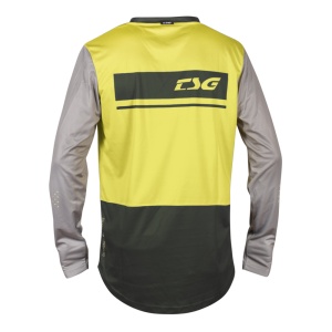 Tricou Ciclism TSG Skillz (L/S) - Black Limeyellow L - Img 5