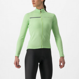 Tricou cu maneca lunga Castelli Sinergia 2 FZ, de dama, Verde Mint, S