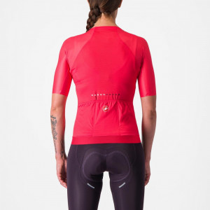 Tricou cu maneca scurta Castelli Aero PRO 7.0 W, de dama, Rosu, XS - Img 2