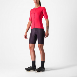 Tricou cu maneca scurta Castelli Aero PRO 7.0 W, de dama, Rosu, XS - Img 7