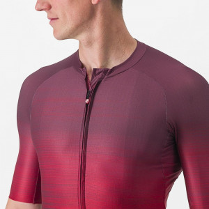 Tricou cu maneca scurta Castelli Aero Race 6.0, Visiniu, XL - Img 5