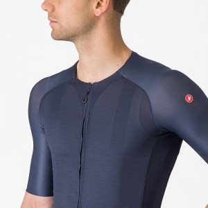Tricou cu maneca scurta Castelli Aero Race 7.0, Indigo, M - Img 5
