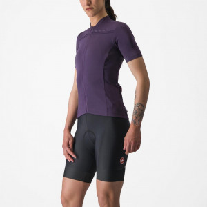 Tricou cu maneca scurta Castelli Anima 4, pentru femei, mov nocturn, S - Img 3