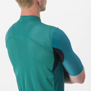 Tricou cu maneca scurta Castelli Endurance Elite, Turcoaz, L - Img 4