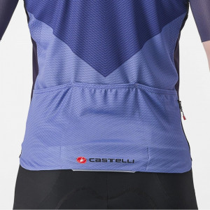 Tricou cu maneca scurta Castelli Endurance PRO 2, Mov/Indigo/Violet, L - Img 3