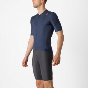 Tricou cu maneca scurta Castelli Espresso, Indigo, M - Img 3